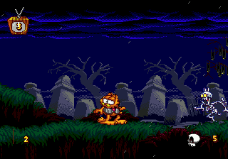 Garfield: Caught In The Act screenshot 3 for Sega Game Gear